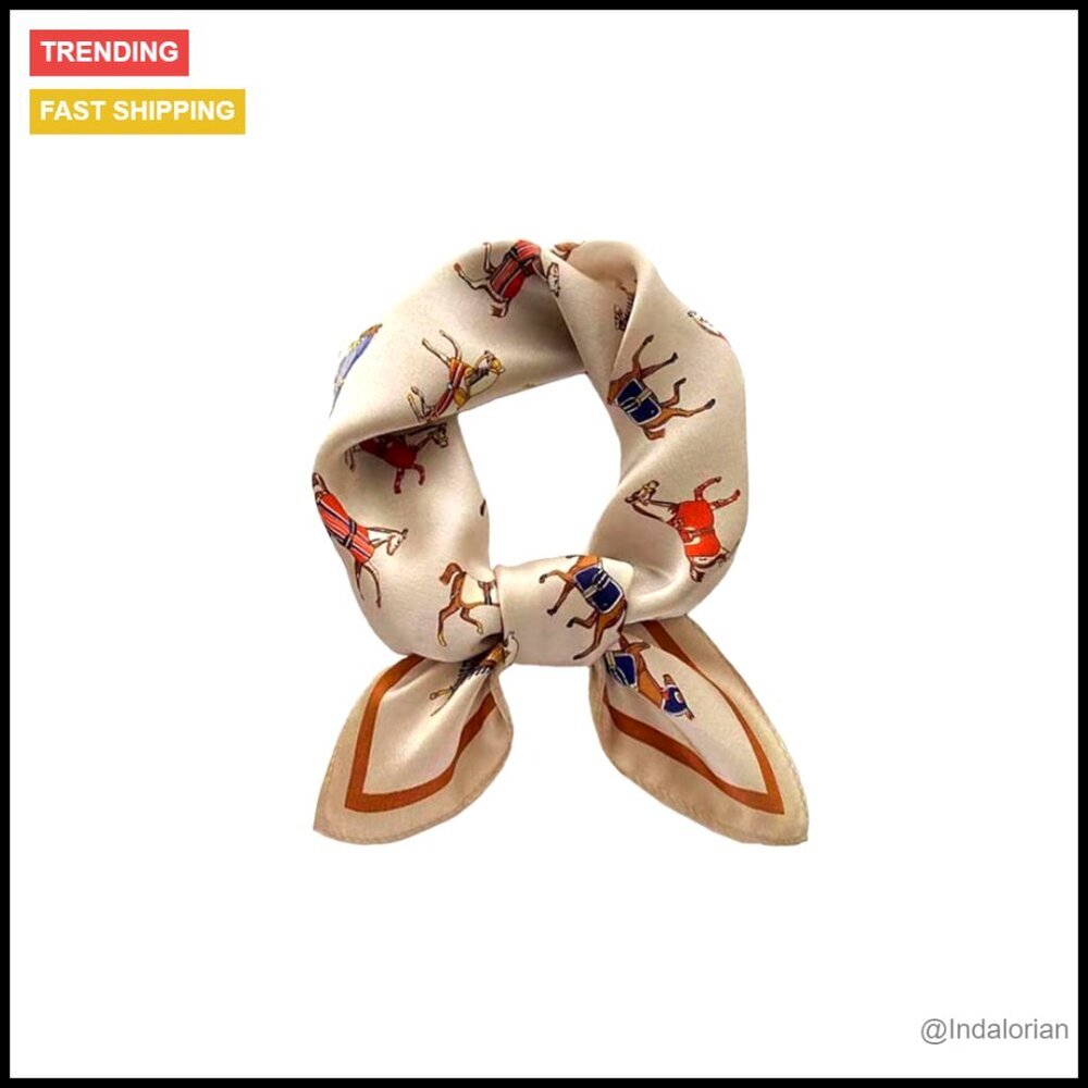 Mulberry Silk Hair Scarf Wrap Elegant Satin Head Accessory Versatile Chic